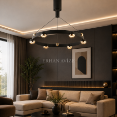 EASD-431 Modern Yuvarlak LED Avize