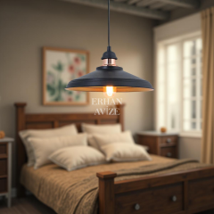 EART-3 31’lik Retro Siyah Avize