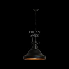 EART-8 29’luk Retro Siyah Avize