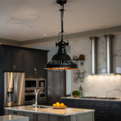 EART-8 29’luk Retro Siyah Avize