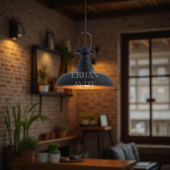 EART-9 33’lük Retro Siyah Avize