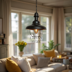 EART-10 32’lik Retro Siyah Avize