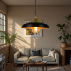 EART-12 32’lik Siyah Retro Avize