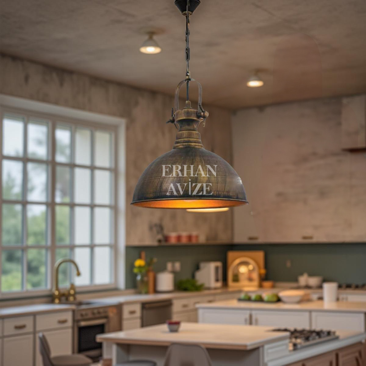 EART-13 30’luk Retro Patina Avize