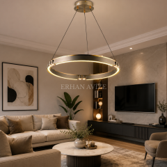 EASD-455-60 Modern Yuvarlak LED Avize
