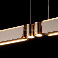 EASD-455-Y Modern Sıralı LED Yemek Masası Avizesi