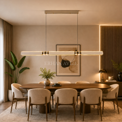 EASD-455-Y Modern Sıralı LED Yemek Masası Avizesi
