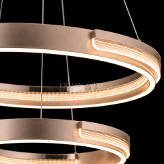 EASD-499-2’li Yuvarlak Modern LED Sarkıt Avize