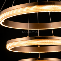 EASD-499-3’lü Yuvarlak Modern LED Sarkıt Avize