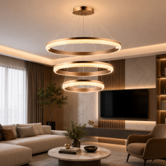 EASD-499-3’lü Yuvarlak Modern LED Sarkıt Avize