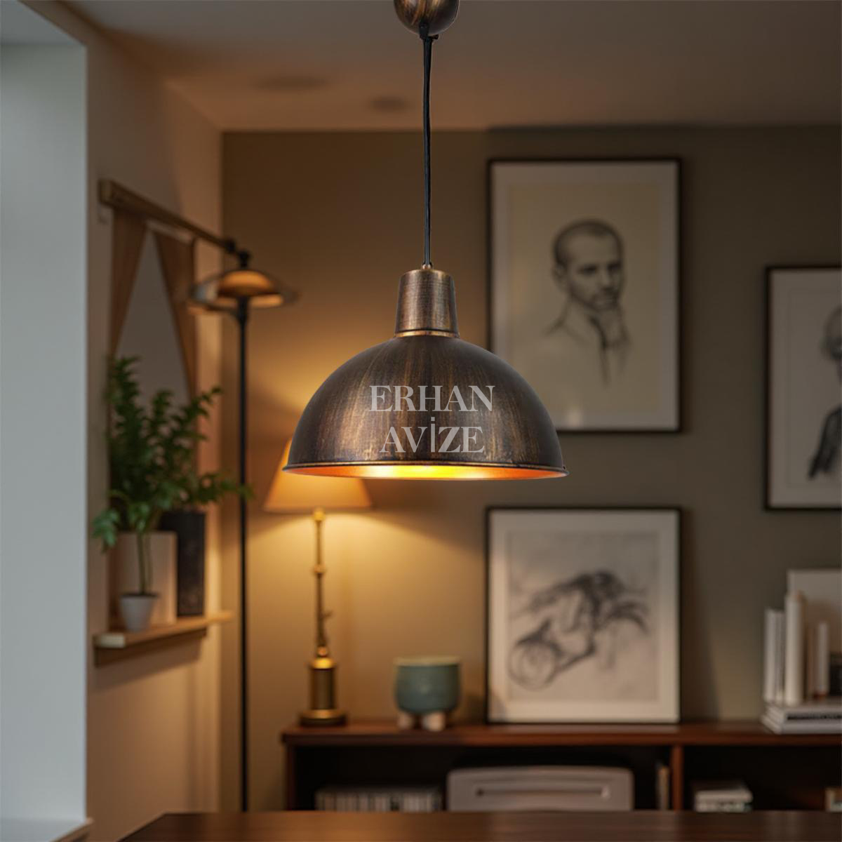 EART-21 30’luk Retro Patina Avize