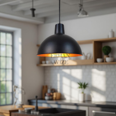 EART-22 30’luk Retro Siyah Avize