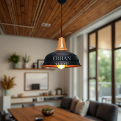 EART-20 32’lik Retro Siyah Avize