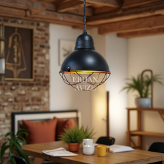 EART-23 30’luk Retro Siyah Avize