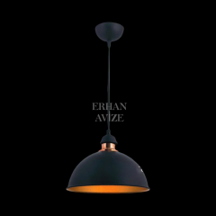 EART-27 30’luk Retro Siyah Avize