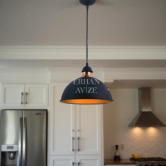 EART-27 30’luk Retro Siyah Avize