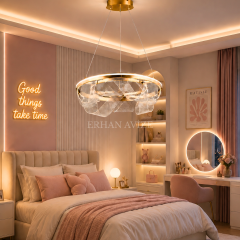 EASD-381 Tekli Gold Modern Dekoratif LED Avize