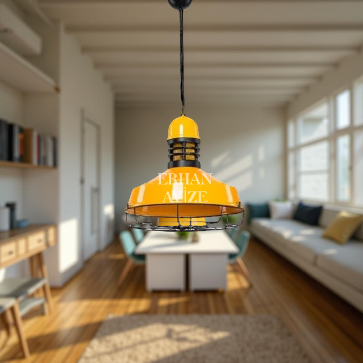 EART-30 41’lik Retro Sarı Avize