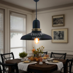 EART-31 30’luk Retro Siyah Avize