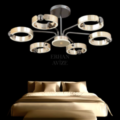 EASD-246 6’lı Gold LED Avize