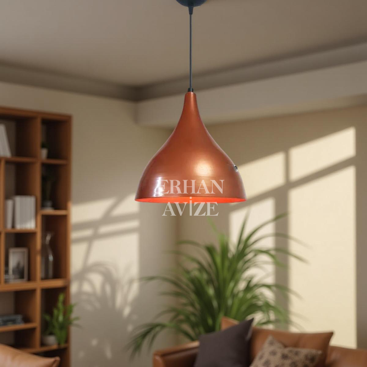 EART-37 22’lik Retro Bakır Avize