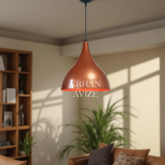 EART-37 22’lik Retro Bakır Avize