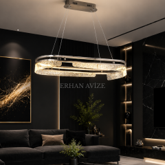 EASD-491-Y Modern LED Yemek Masası Avizesi – 90×40 cm