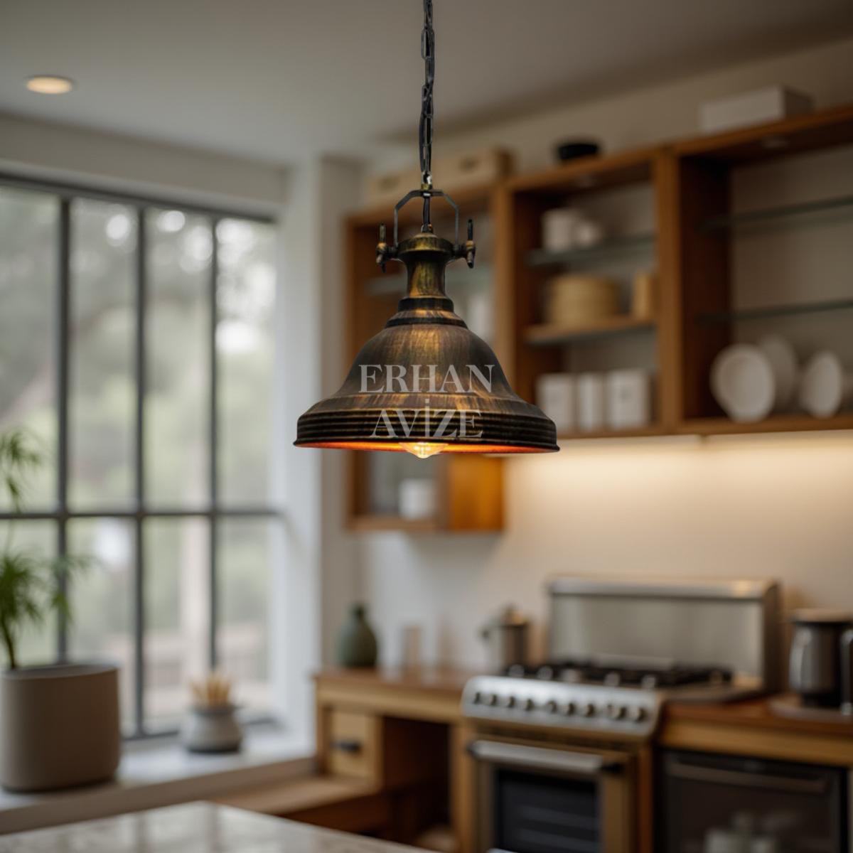 EART-53 29’luk Retro Patina Avize