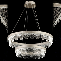 EASD-450 2’li Modern LED Avize – 60×40 cm