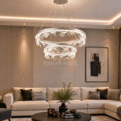EASD-450 2’li Modern LED Avize – 60×40 cm