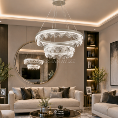 EASD-450 2’li Modern LED Avize – 60×40 cm