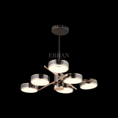 EASD-225 6’lı Siyah LED Avize