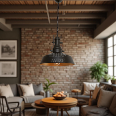 EART-55 34’lük Retro Siyah Avize