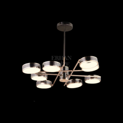 EASD-225 8’li Siyah LED Avize