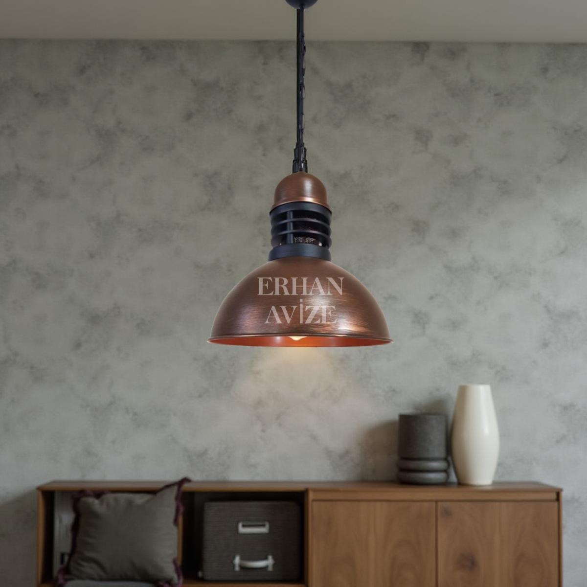 EART-54 30’luk Retro Platina Avize