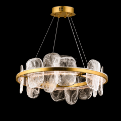 EASD-333 Yuvarlak Eskitme Modern LED Avize – 60 cm