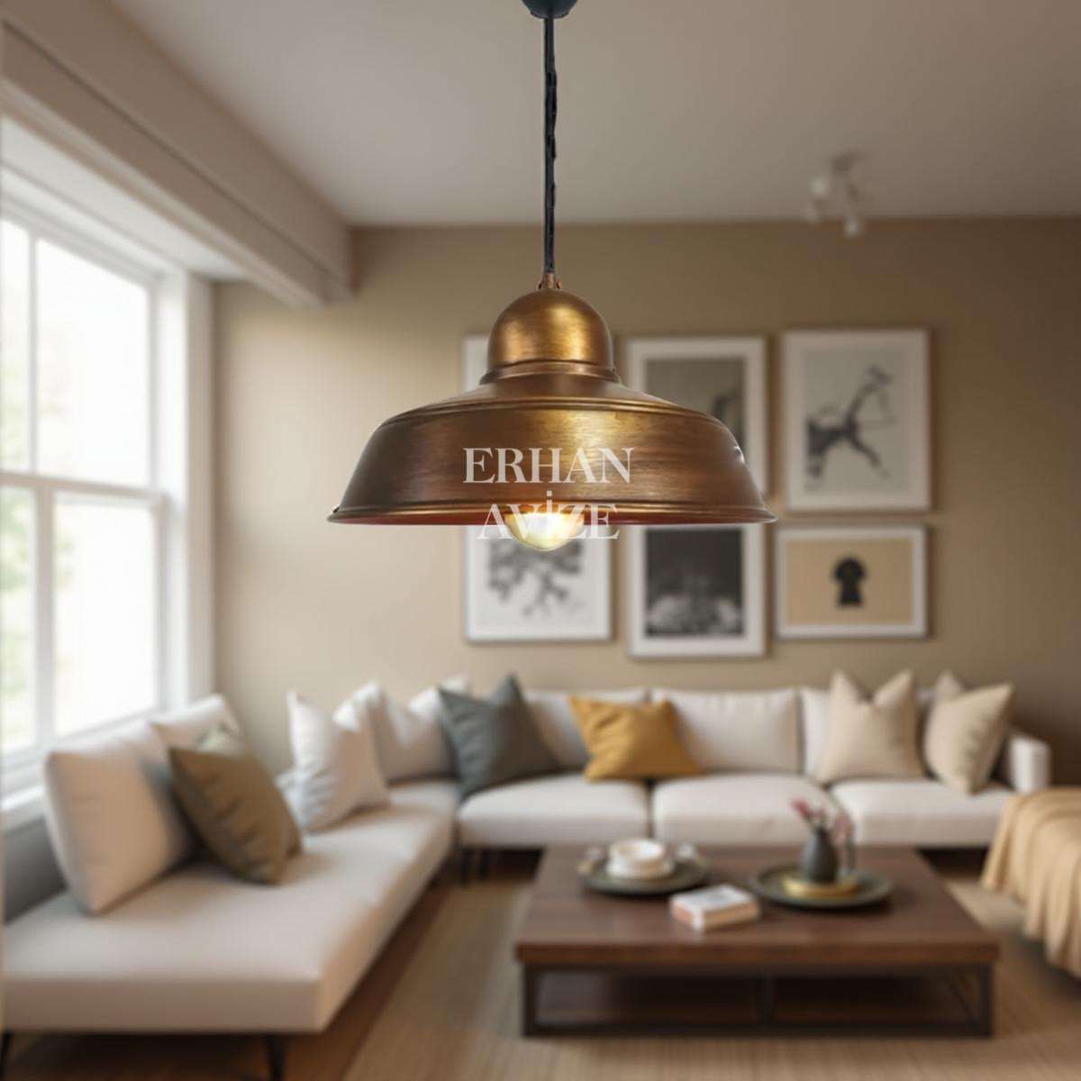 EART-57 34’lük Retro Patina Avize