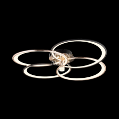 EASD-240 4’lü Plafonyer Siyah LED Avize