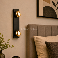 EASD-431 Modern Siyah Eskitme LED Aplik – 30 cm