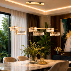 EASD-537 Yemek Masası Modern LED Avize – 110 cm