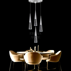 EAPV-151  4’lü Sarkıt Krom LED Avize