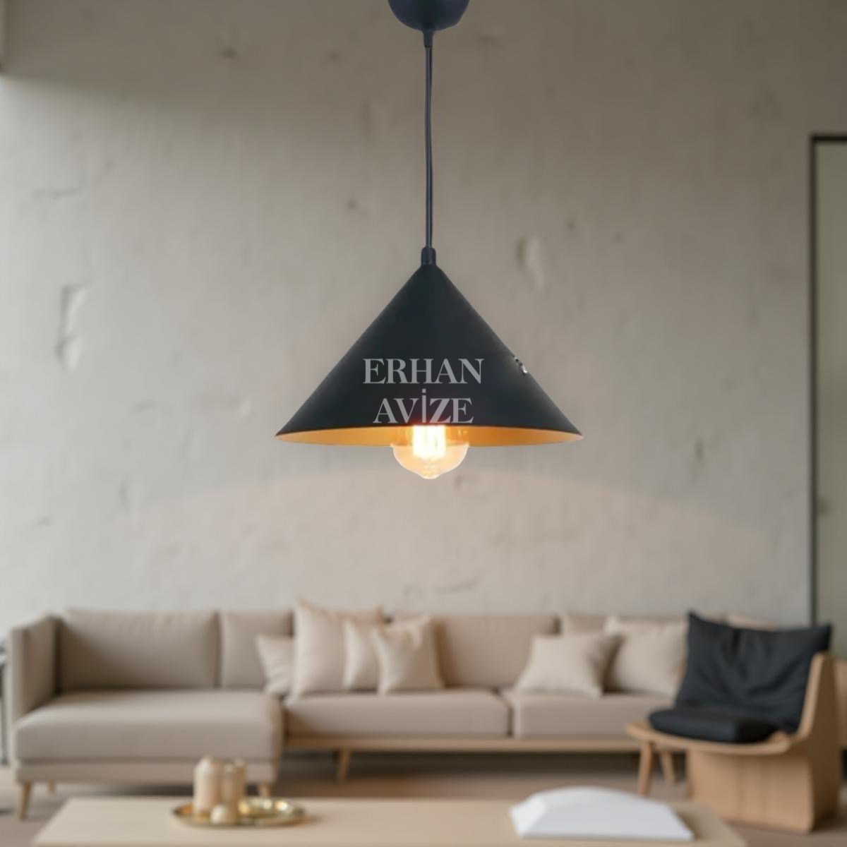 EART-68 25’lik Retro Siyah Avizs