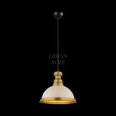 EART-70 30’luk Retro Beyaz-Gold Avize