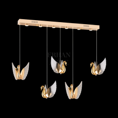 EAAD-84 YM 5’li Sıralı Gold LED Avize