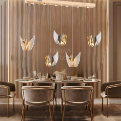 EAAD-84 YM 5’li Sıralı Gold LED Avize