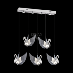 EAAD-84 YM 5’li Krom Sıralı LED Avize