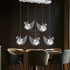 EAAD-84 YM 5’li Krom Sıralı LED Avize