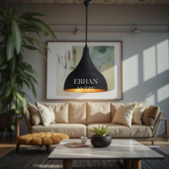 EART-73 27’lik Retro Siyah Avize