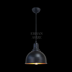 EART-78 18’lik Retro Siyah Avize