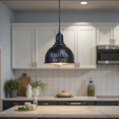 EART-78 18’lik Retro Siyah Avize